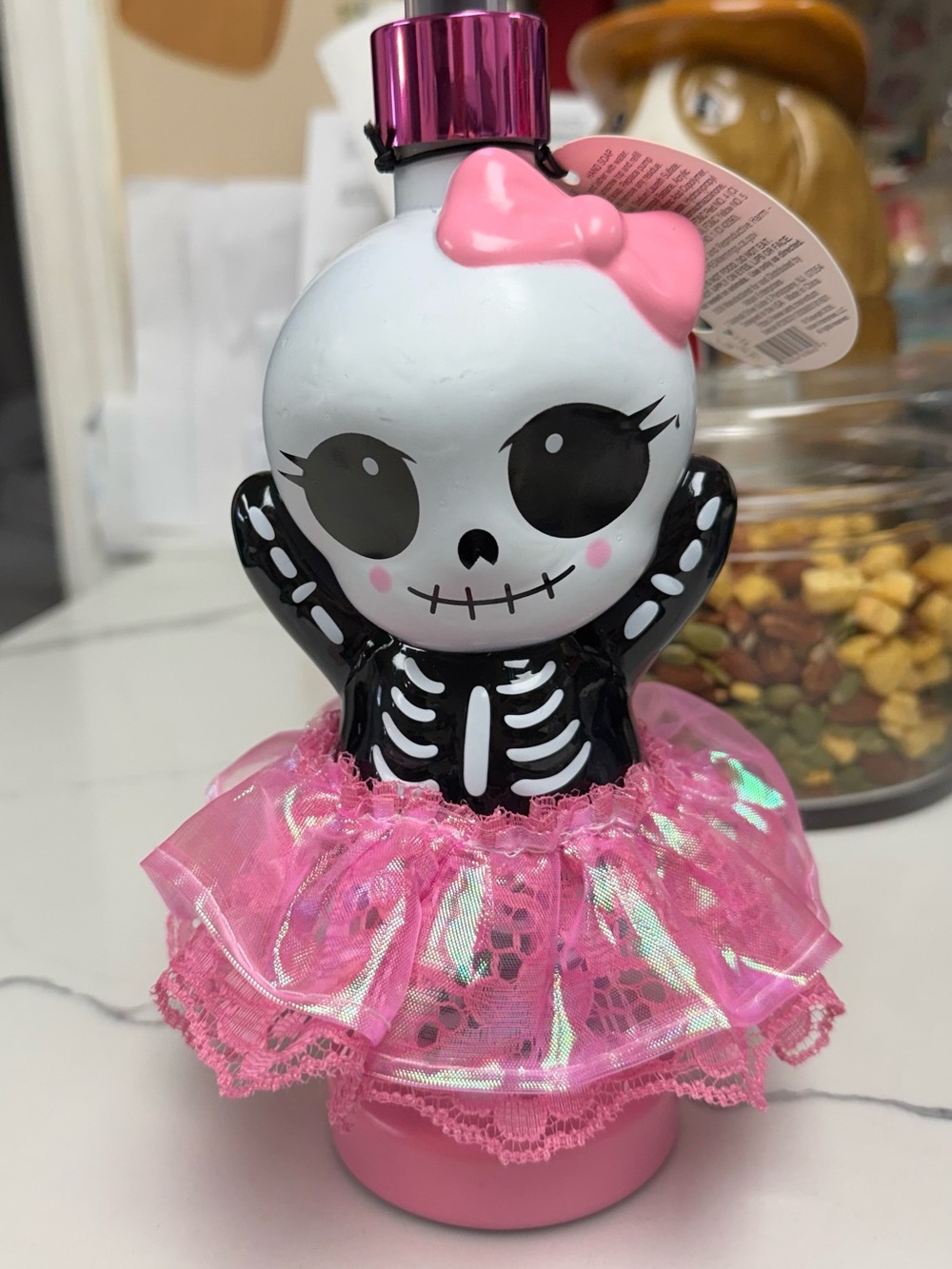 Hand Soap Skull Dispenser with Scented Soap